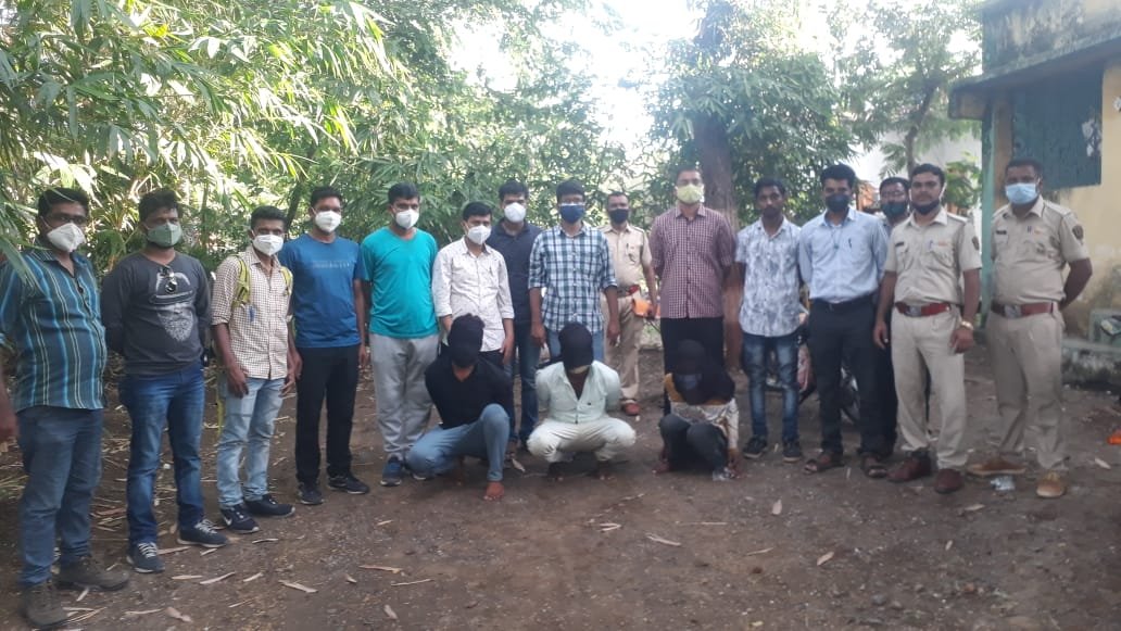Three tiger poachers arrested by Buldhana Forest Division with the help of Melghat Cyber crime cell
