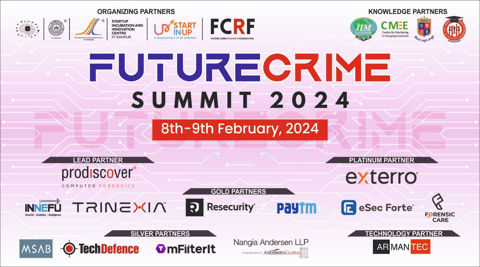 Registrations & Sponsorship Closed: FutureCrime Summit 2024 Prepares to Host Global Cybersecurity Experts