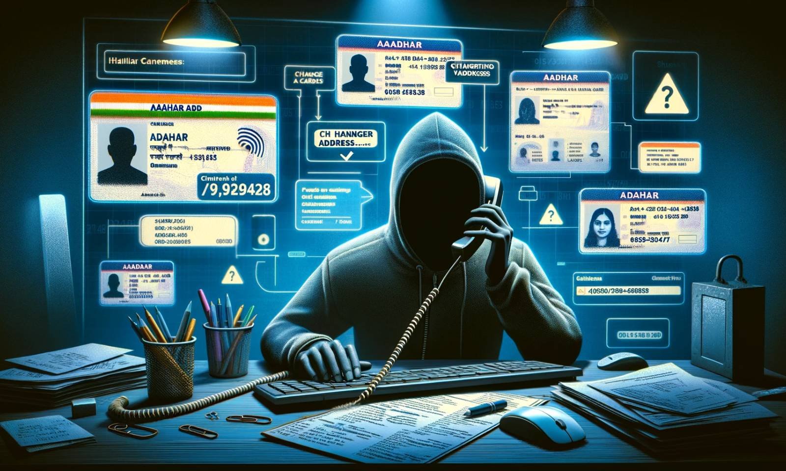 आधार कार्ड में एड्रेस बदलने के लिए किया फोन, फिर युवती के साथ जानिए क्या हुआ