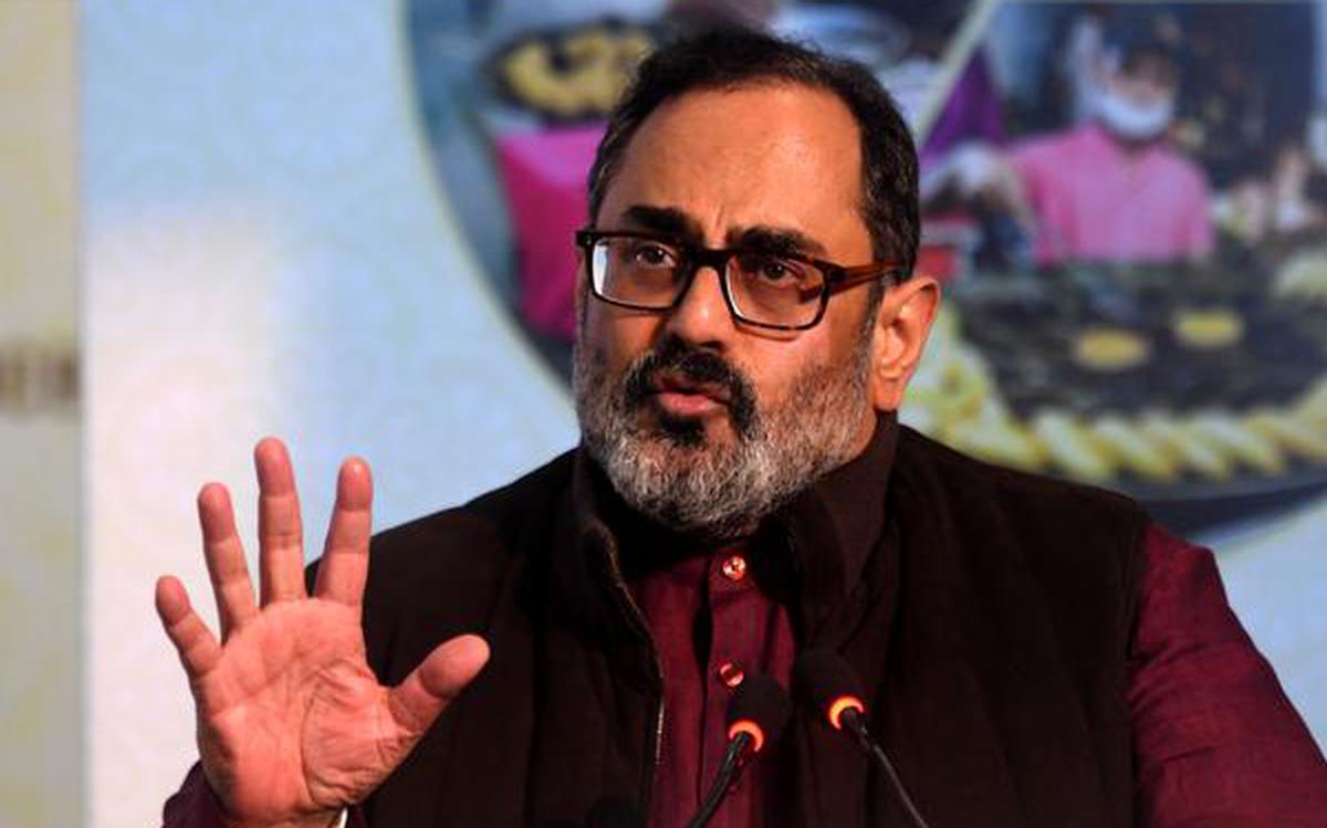 Follow Cyber Security Norms Or Quit India MoS Rajeev Chandrasekhar To 