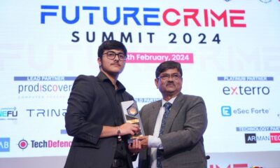 J&K's Young Innovator Risheek Sharma Receives Honors in Cybercrime Research At FutureCrime Summit