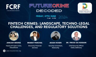 Fight FinTech Fraud: Experts Discuss Challenges & Solutions in Upcoming Webinar by Future Crime Research Foundation