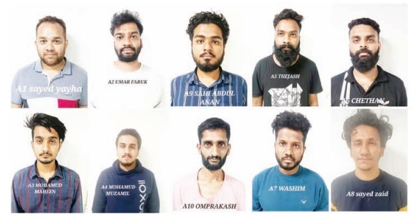 10 Mules arrested by Bengaluru Police.