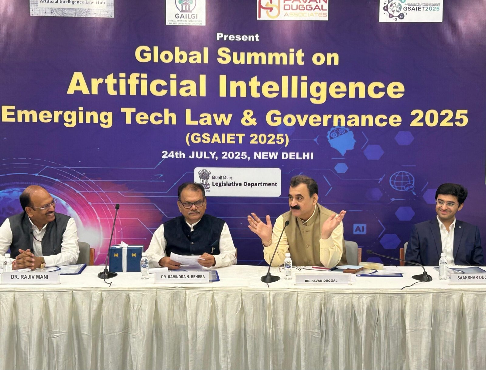 Pavan Duggal Leads Global Push for AI Regulation at Landmark Summit