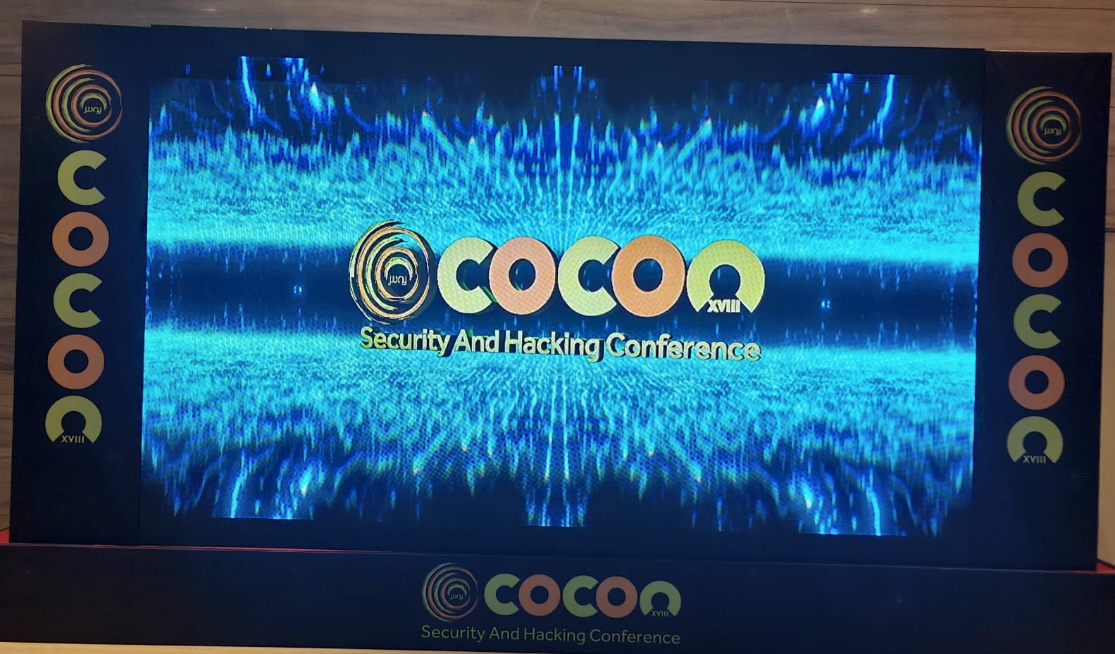 Kerala DGP Ravada Chandrasekhar and DGP Manoj Abraham stress collaboration, AI, and national security focus at c0c0n 2025 cybersecurity summit.