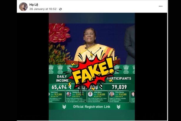 Meta faces scrutiny after rejecting a takedown request for a deepfake scam ad impersonating President Droupadi Murmu.