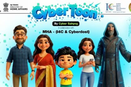 I4C has launched CyberToon with Cyber Sahyog to make cyber safety simple for young internet users. The 12-episode 3D animated series explains real-world scams, warning signs and preventive steps through relatable storytelling to promote early cyber awareness.